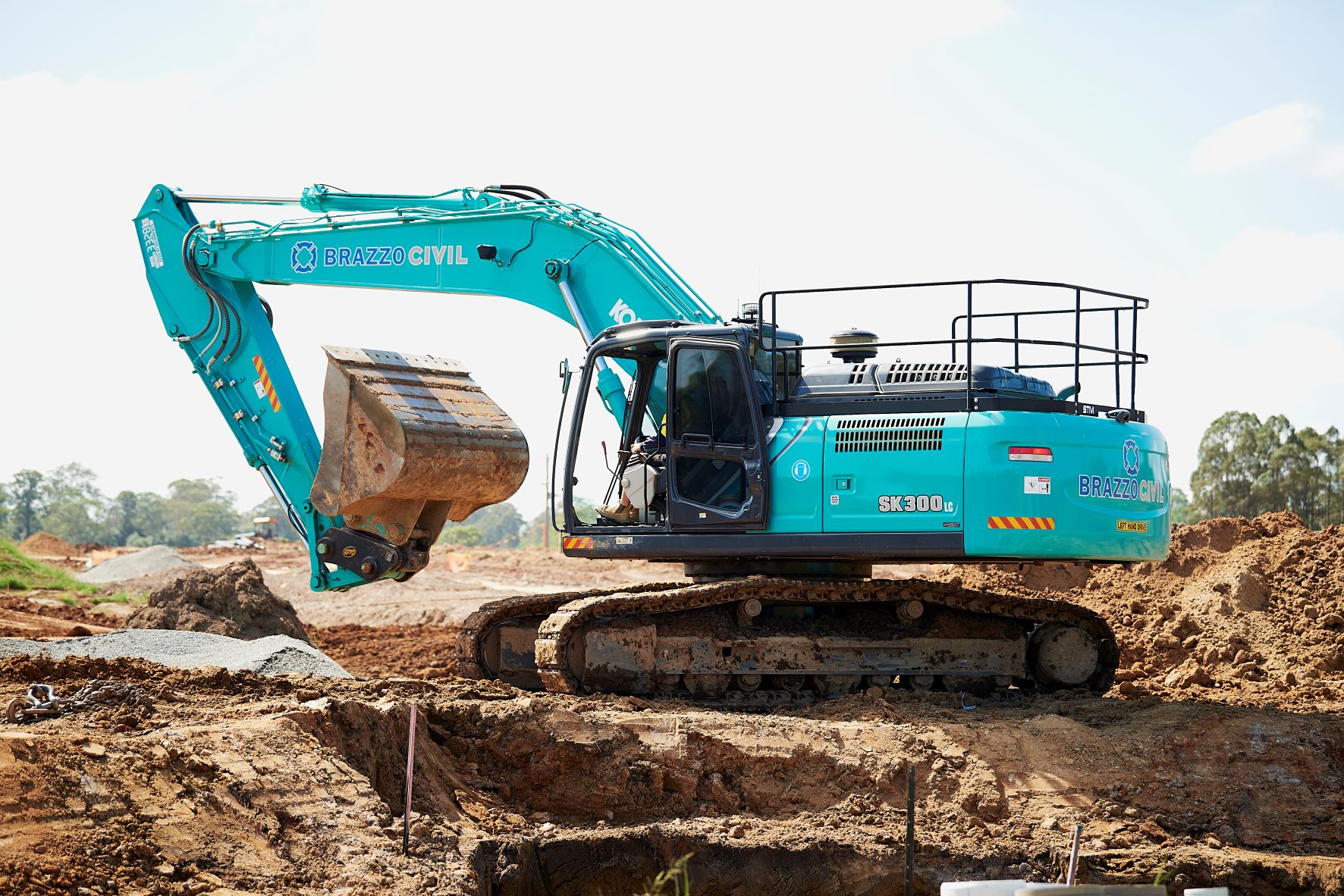 Brazzo Civil Kobelco excavator